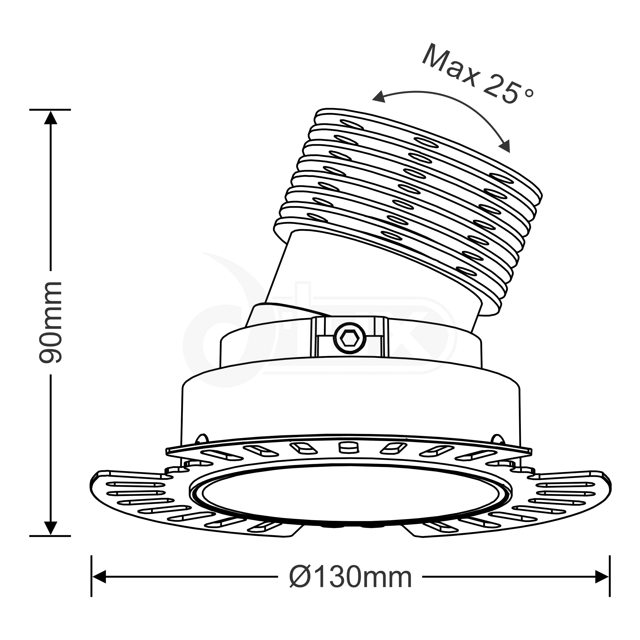 Basy A 11 Recessed Ceiling Luminaires Dlux Round Recess Ceiling